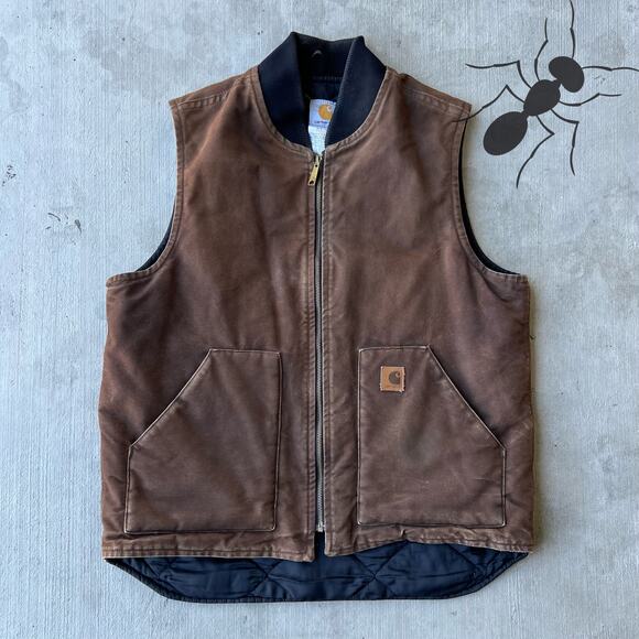 Carhartt Other - Vintage Y2K Carhartt brown faded work wear vest